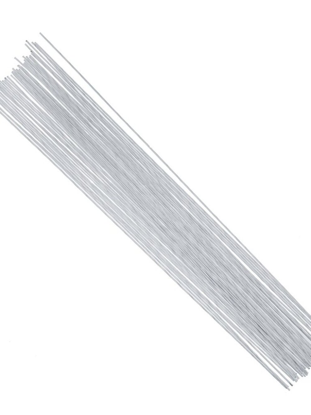 18 Gauge White Floral Stem Wire 16 inch,50/Package